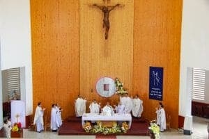 Các Cha hiệp dâng Thánh lễ tạ ơn tại giáo xứ Dĩ An